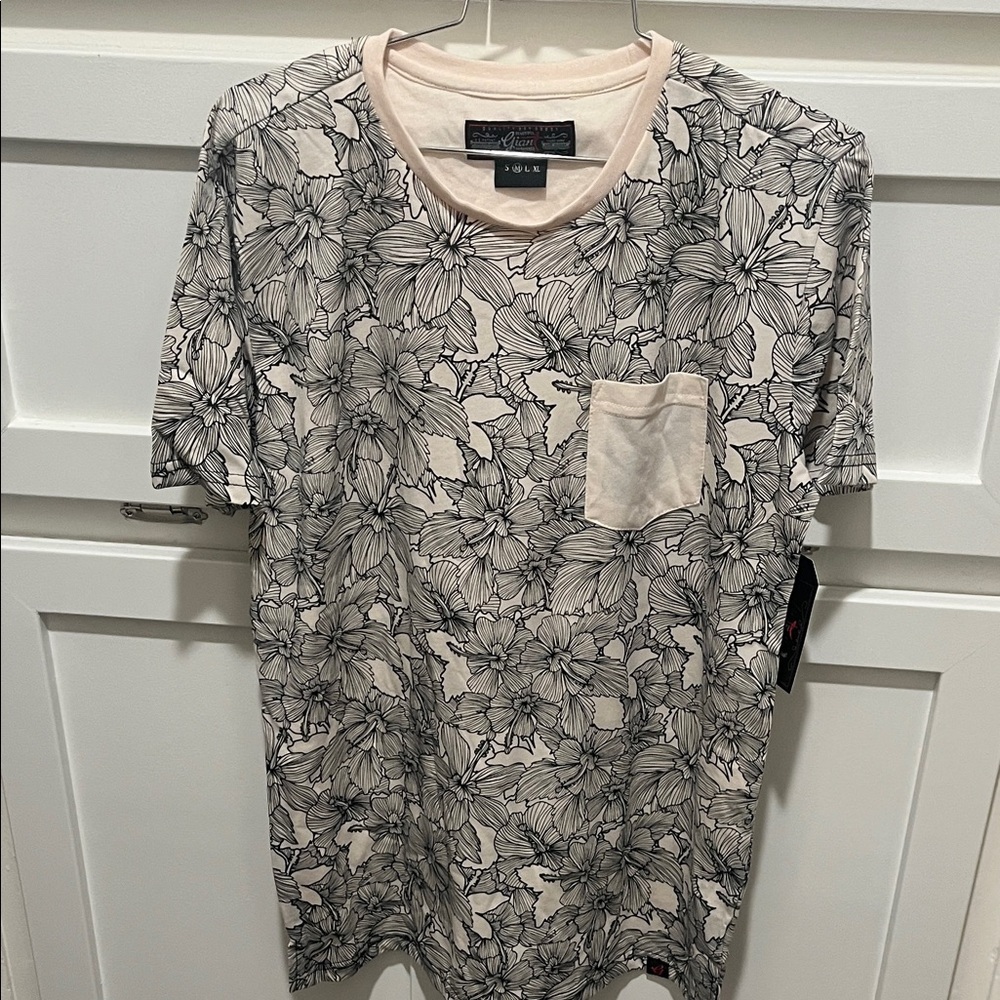 Floral Print Men's Shirt
